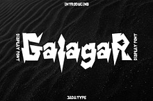 Galagar Font | Hard Display