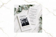 Funeral Prayer Card B&W Canva FR001, a Card Template by TyphoonStudio (Thumbnail 3 of 5)