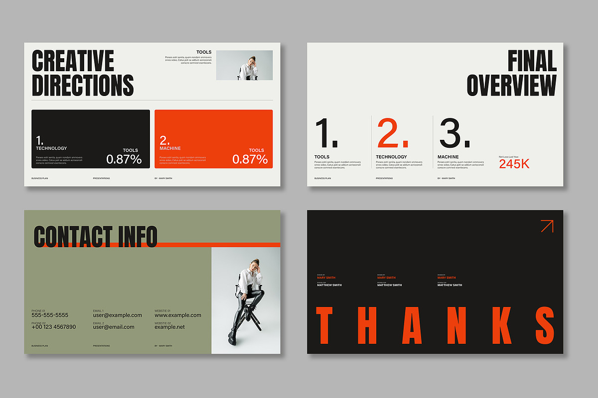 Business Plan Presentation Template, a Presentation Template by Mighty-Slide (Photo 5 of 5)