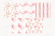 Ballerina Papers | Rose Gold Pattern, a Pattern Graphic by GlamArtZhanna (Thumbnail 7 of 8)