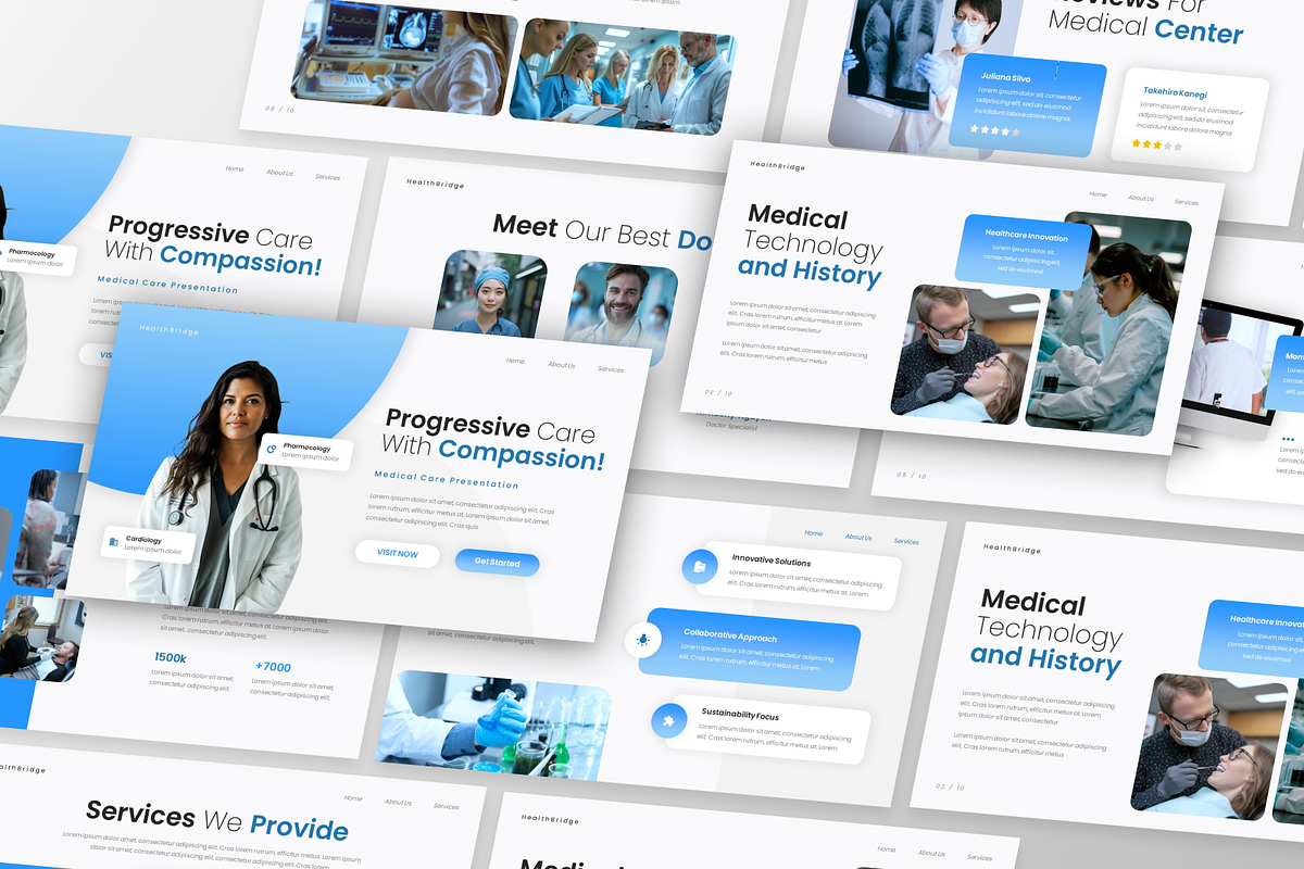Health Bridge - Medical Google Slide, a Presentation Template by GraphauseProject (Photo 6 of 6)