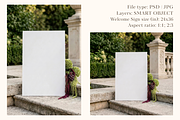 24x36 Wedding Welcome Sign Mockup, an Advertising Mockup by Serenefeeling (Thumbnail 4 of 7)