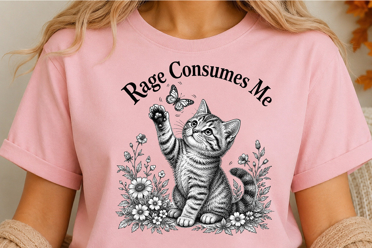 Rage Consumes Me PNG, a Seasonal Illustration by DreamCafeArt (Photo 5 of 6)