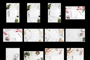 Christmas Holiday Card Mockup Bundle