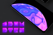 Geometry Neon Color Font, a Symbol Font by Alex Blogoodf (Thumbnail 7 of 9)