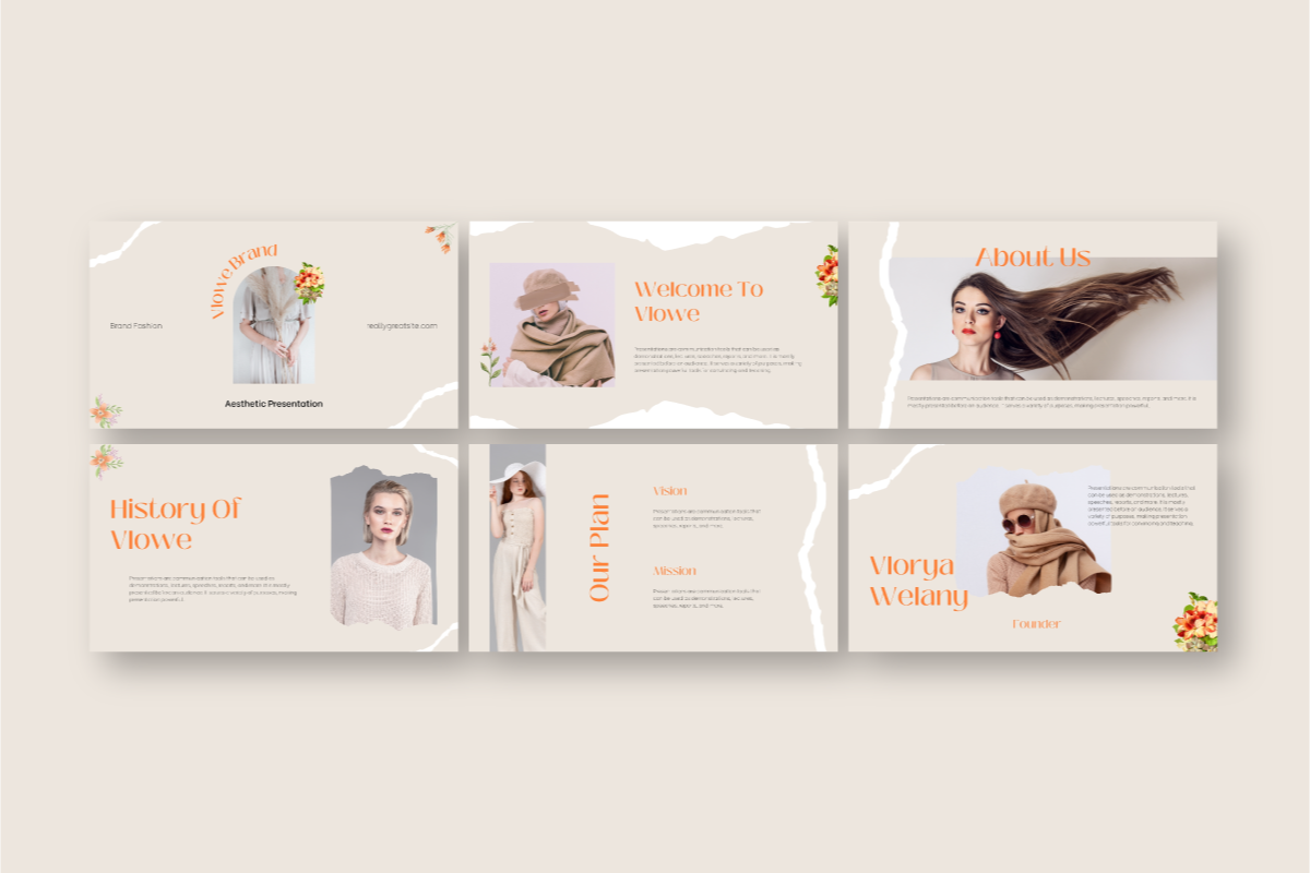 Vlowe Brand - Canva Presentation, a Presentation Template by Inkofert (Photo 4 of 8)