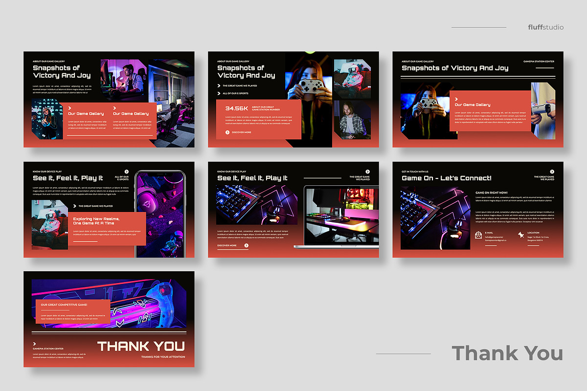 Gaming eSports Keynote Template, a Presentation Template by fluffstudio (Photo 4 of 4)