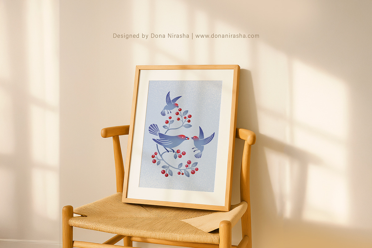 Berry Chorus - Illustration, a Decorative Illustration by BloomToLife By Dona (Photo 3 of 6)