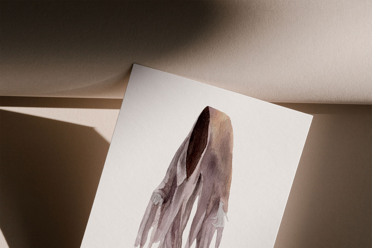 Halloween Clipart, Ghost Watercolor, an Illustration by May • SHO (Photo 4 of 6)
