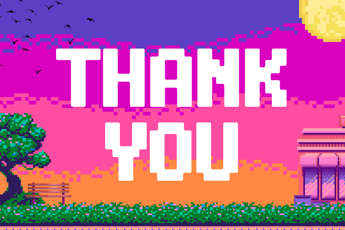 Retro Pixel is a pixel font, a Handwritten Font by Brown Cupple (Photo 9 of 9)