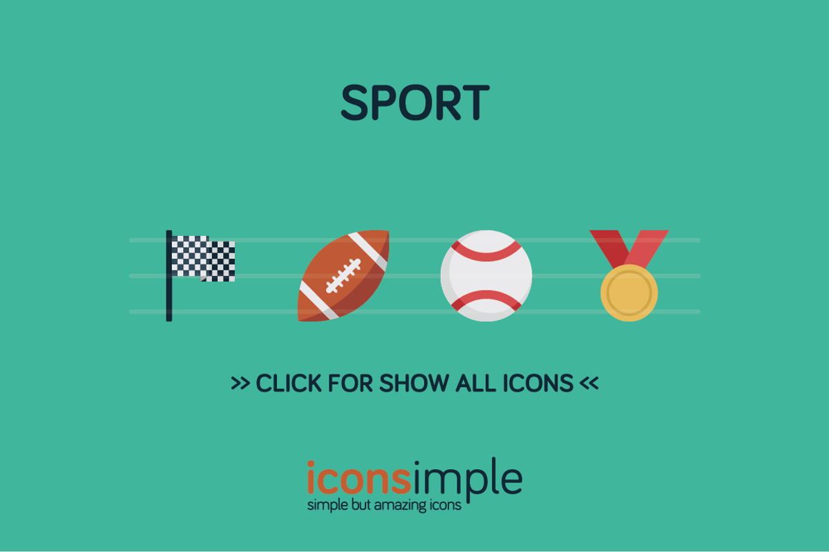 iconsimple: sport, an Icon by Pixan Graphics