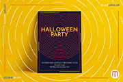 Circle ArtDeco Halloween Party Flyer, a Flyer Template by Millusti (Thumbnail 1 of 3)