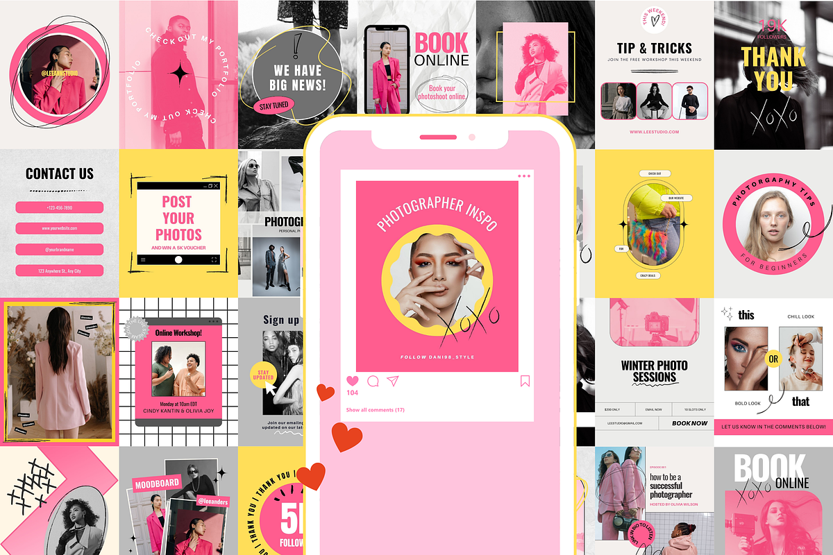 Fearless Feed Instagram Posts, a Social Media Template by Hell Yeah Designs (Photo 5 of 8)