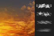 Photoshop Cloud Brushes V3, a Brush Add-On by Mohamed Saber (Thumbnail 2 of 6)