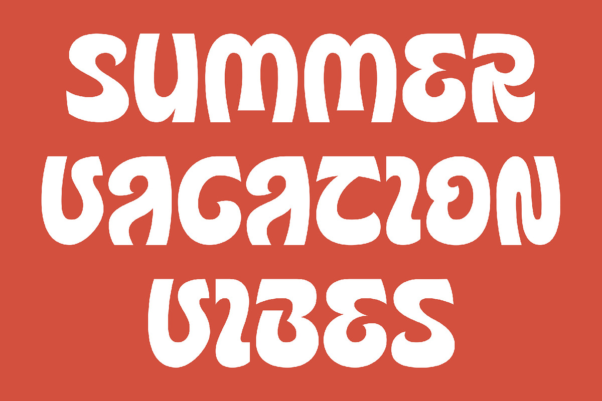 Crabking - Tropical Display Font, a Script Font by AQR Studio (Photo 7 of 8)