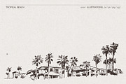 Summer Vacation Beach Collection, a Seasonal Illustration by TheMountBirdStudio (Thumbnail 11 of 21)