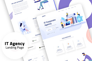 Zap-IT Agency Landing Page