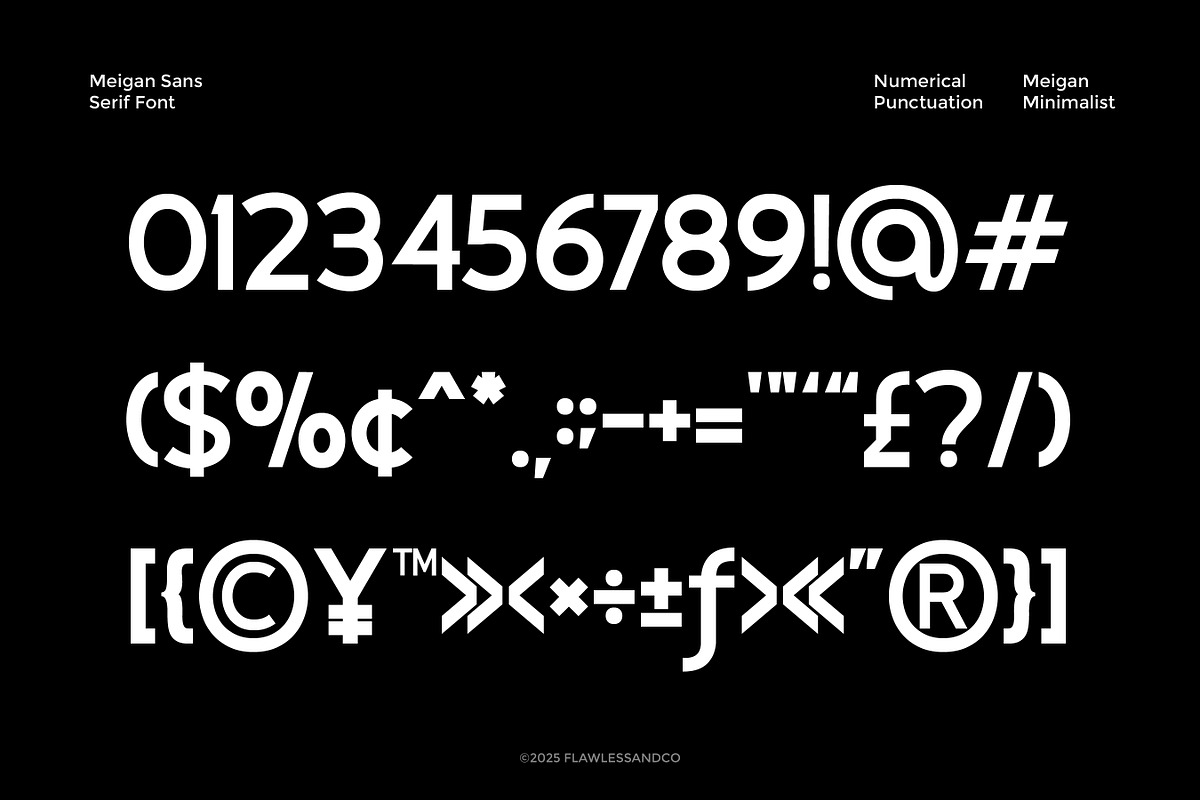 Meigan - Modern Corporate Sans Font, a Sans Serif Font by Flawless And Co (Photo 8 of 10)