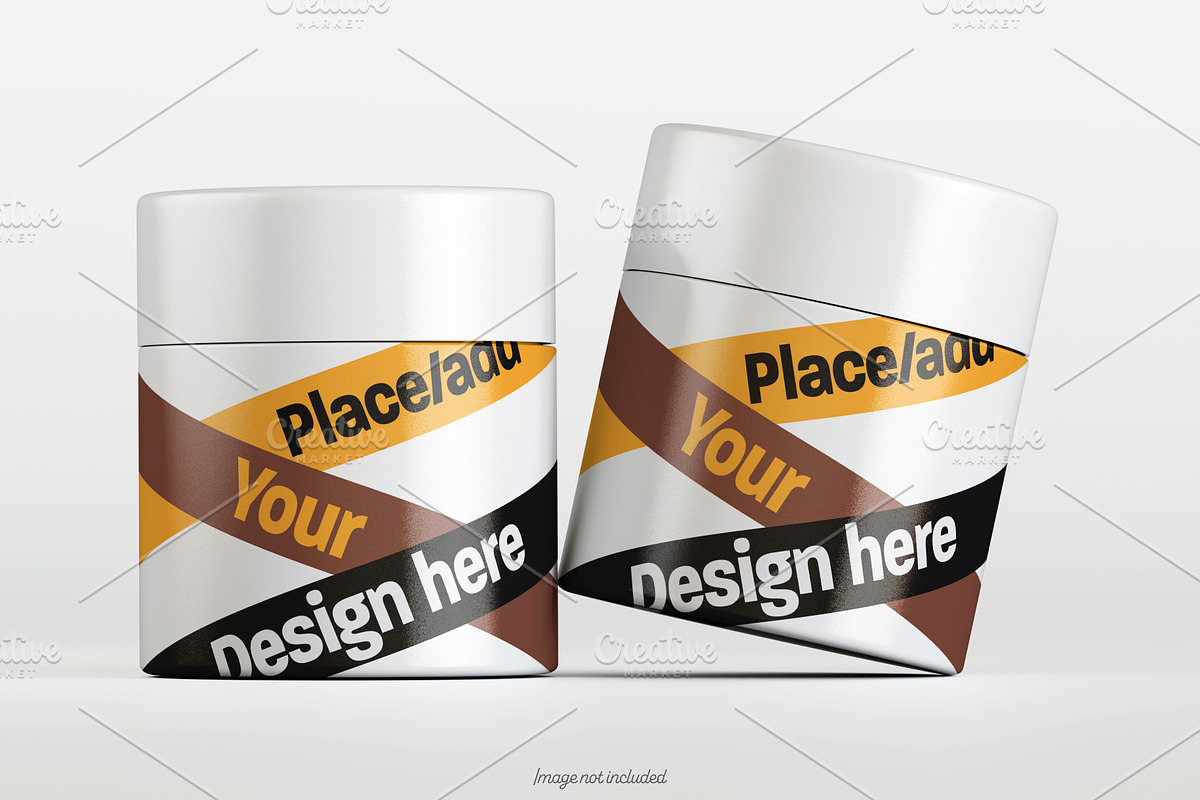 Mini paper tube mockup bundles, a Packaging Mockup by Ambo Ampeng (Photo 16 of 36)