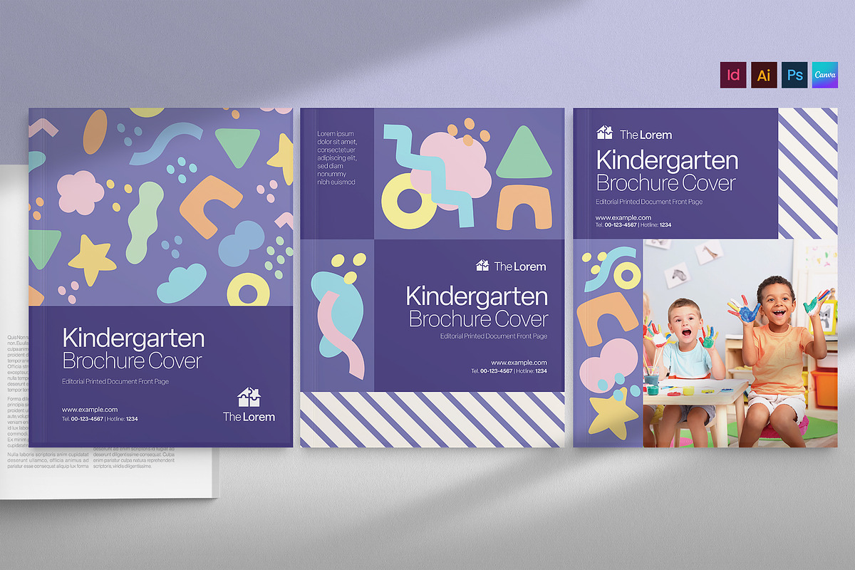 Kindergarten Brochure Cover Template, a Brochure Template by BrandPacks (Photo 1 of 6)