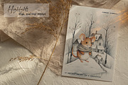 Winter Mouse Whimsy, an Animal Illustration by Dazzling Art Boutique (Thumbnail 5 of 12)