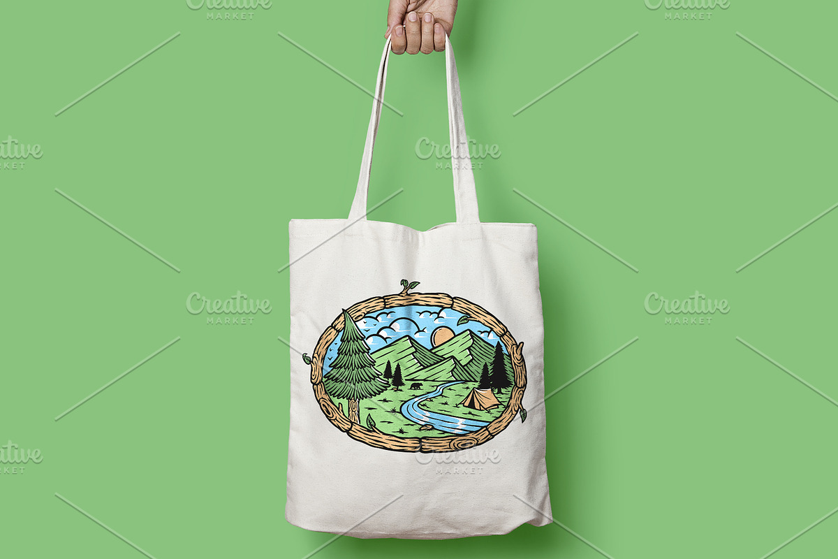 mountain view in the morning, a Seasonal Illustration by gunaonedesign (Photo 5 of 5)