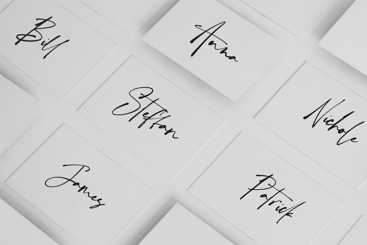 Handsetting - Modern Signature preview 4