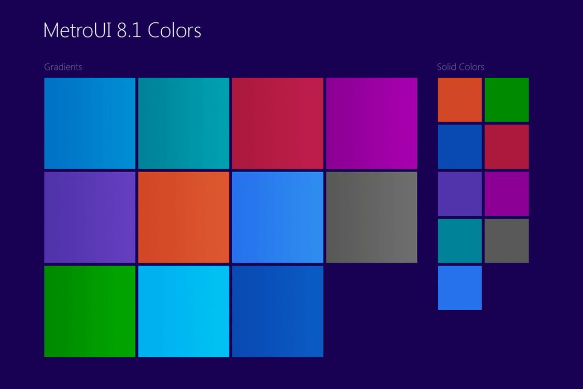 MetroUI Colors, a Gradient Add-On by ColorByt