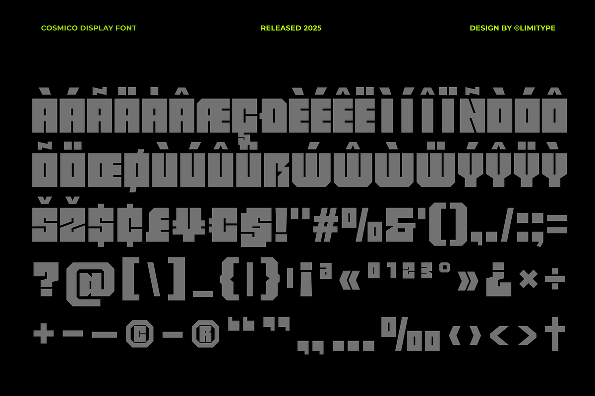 Cosmico - Bold Font, a Sans Serif Font by limitype (Photo 9 of 10)