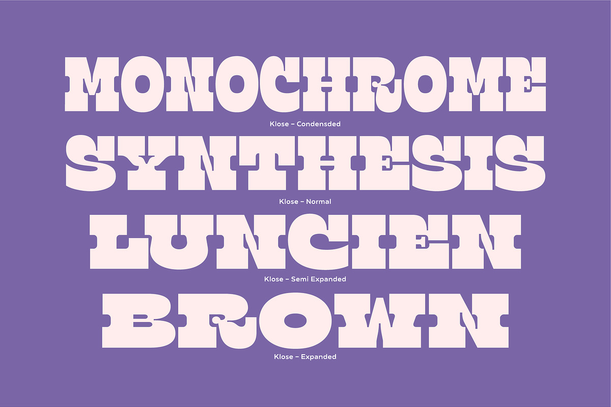50% Off Klose Slab Font Family, a Font by Sundance Tipografia (Photo 5 of 11)