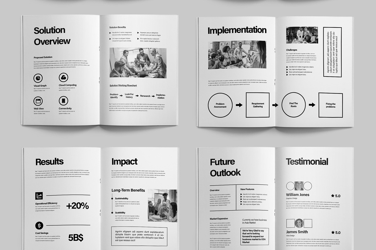 Business Whitepaper Layout, a Brochure Template by ContestDesign (Photo 3 of 3)