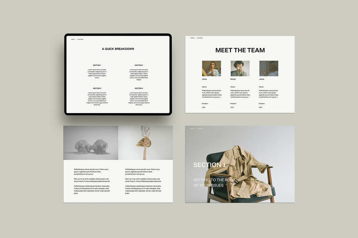 Zoe | Canva E-Book Template, a Presentation Template by Alana Designed (Photo 5 of 10)