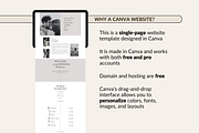 Classic Wedding Website Canva, a Landing Page Template by Preset Pixels (Thumbnail 3 of 9)