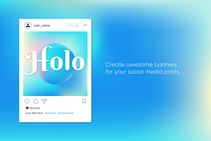 HOLO 5 - Pastel Gradient Sphere