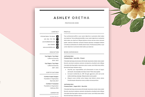 Resume Template CV For Word