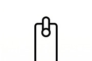 41 Vector Outline Social UI Icons, an Outline Icon by adenpinkstore (Thumbnail 6 of 20)