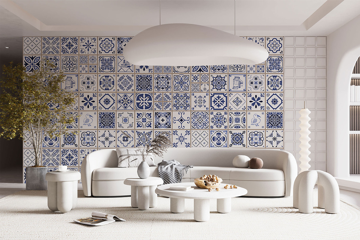Azulejo Portugal | Tiles & Patterns, an Object Graphic by KetteCreate (Photo 2 of 20)