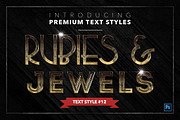 Rubies & Jewels #2 - 15 Text Styles, a Layer Style Add-On by Jonas Stensgaard (Thumbnail 13 of 18)