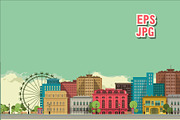 City background, a Background Graphic by alena.sipilova (Thumbnail 1 of 2)
