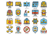 80 Privacy  Icons | Aesthetics, an Outline Icon by Flat Icons (Thumbnail 3 of 9)