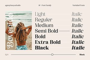 Bevenida - A Modern Stylish Serif