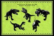 Realistic Dinosaurs - Vector Art, an Animal Illustration by Fuzzy Poet by DG2 (Thumbnail 2 of 3)
