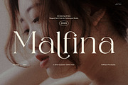 Malfina Elegant Serif Font, a Serif Font by Perfectype (Thumbnail 1 of 8)