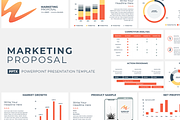 Marketing Proposal PowerPoint, a Presentation Template by JetzTemplates (Thumbnail 1 of 8)