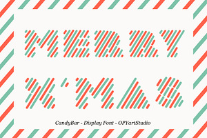 CandyBar - Creative Display Font