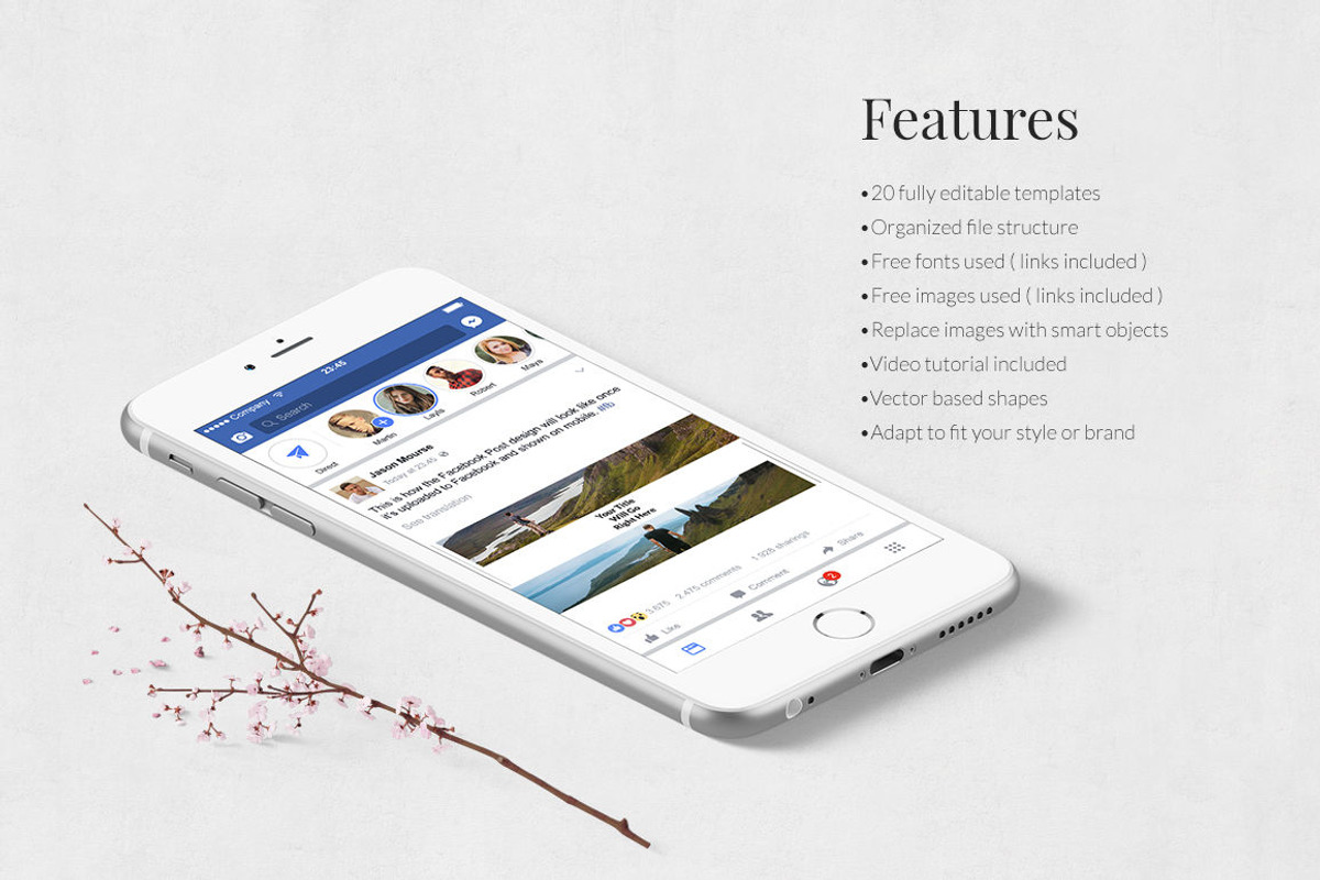 Travel Facebook Posts, a Social Media Template by Social Corner Graphics (Photo 3 of 7)