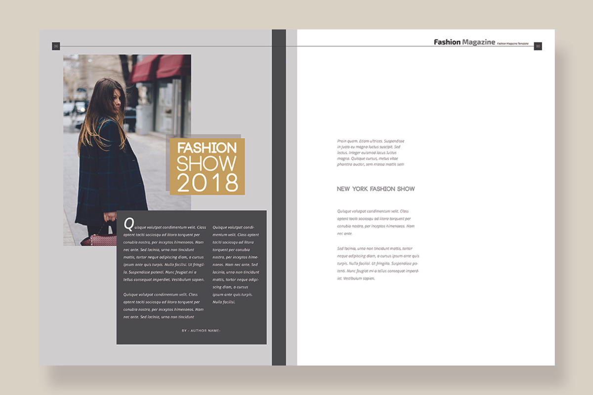 Magazine Template 04, a Magazine Template by pmvch (Photo 5 of 12)