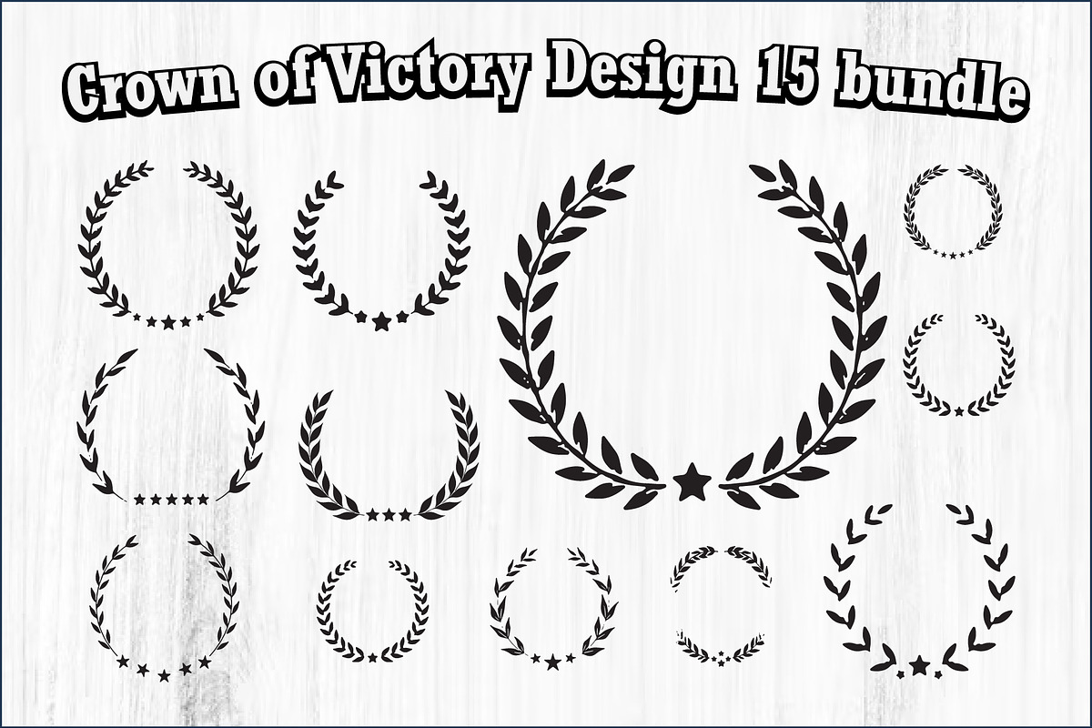 Crown of Victory Laurel Wreath, an Object Graphic by Designs_River (Photo 1 of 16)