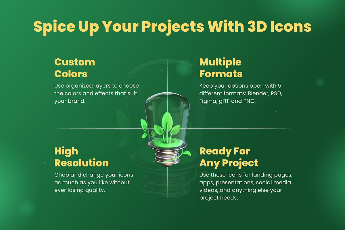 3D Energy Icons, an Environmental 3D Model by Flat Icons (Photo 2 of 8)