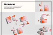Pill Bottle Packaging Mockup Set, a Packaging Mockup by Mego-studio (Thumbnail 3 of 10)